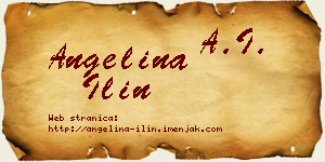 Angelina Ilin vizit kartica